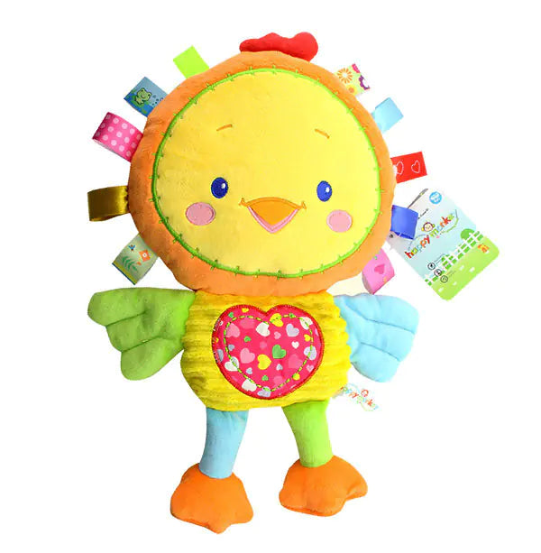 Plush Rattle Comfort Toy for Infants