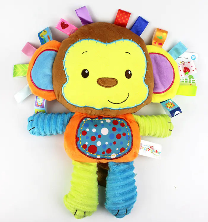 Plush Rattle Comfort Toy for Infants