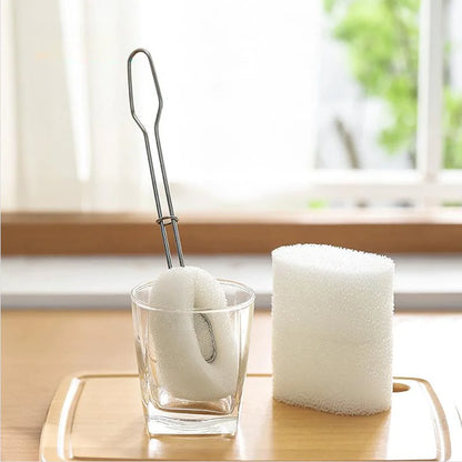 Long Handle Stainless Steel Cup and Bottle Cleaning Brush