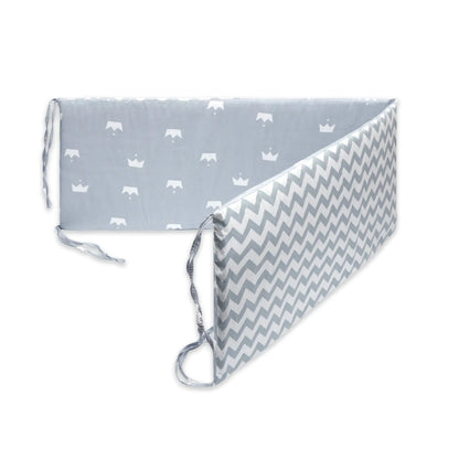 Thick One-Piece Crib Bumper Cushion for Baby Bed