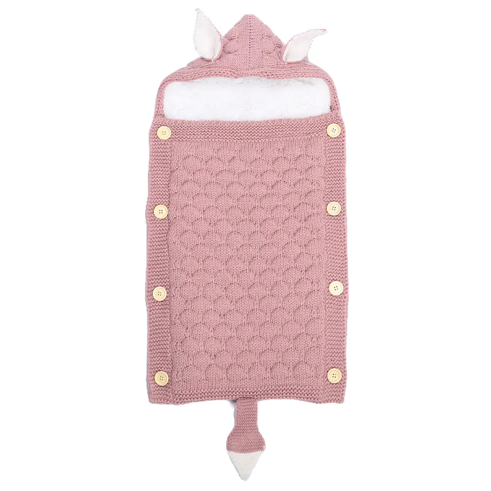 Spring Autumn Baby Knitted Rabbit Ear Sleep Sack