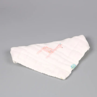 Cotton Triangle Scarf Gauze Towel for Newborns