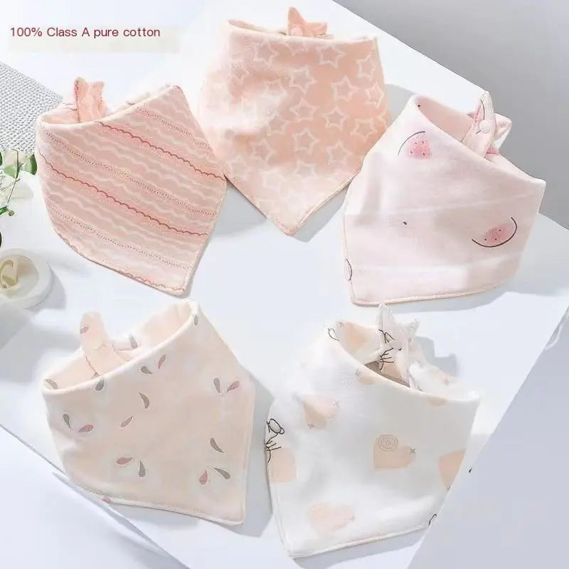 Cotton Triangle Scarf Gauze Towel for Newborns