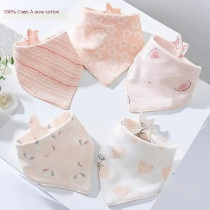 Cotton Triangle Scarf Gauze Towel for Newborns