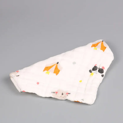 Cotton Triangle Scarf Gauze Towel for Newborns