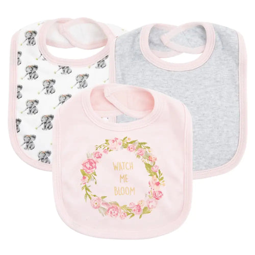 Baby Bib Set with 3 Drool Towels