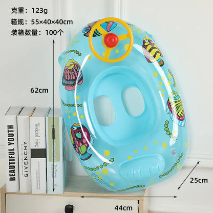 Kids Steering Wheel Inflatable Swim Ring