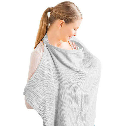 Cross-Border Cotton Nursing Cover Shawl (Double Layer)