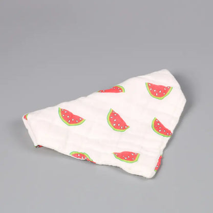 Cotton Triangle Scarf Gauze Towel for Newborns