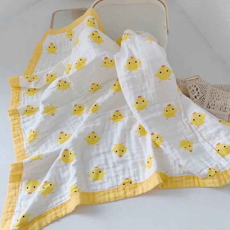 Cotton 6-Layer Baby Gauze Bath Towel Blanket