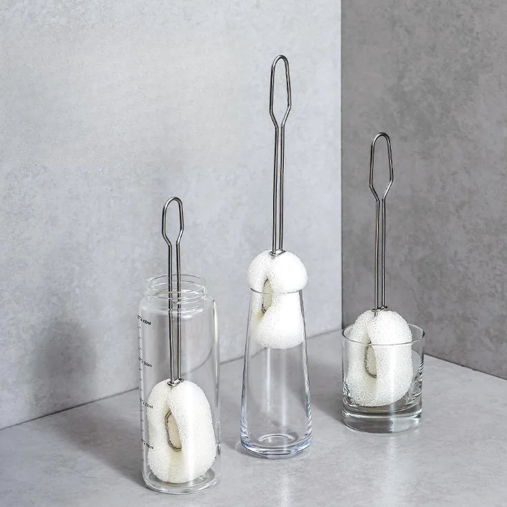 Long Handle Stainless Steel Cup and Bottle Cleaning Brush