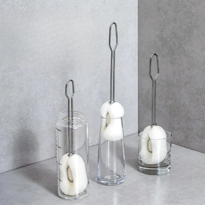 Long Handle Stainless Steel Cup and Bottle Cleaning Brush